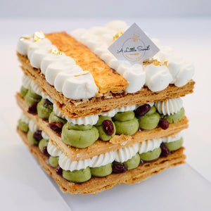 Uji Matcha Red Bean Napoleon - 11cm