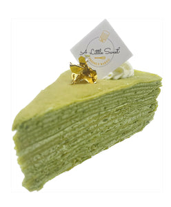 Uji Matcha Crepe Sliced Cake