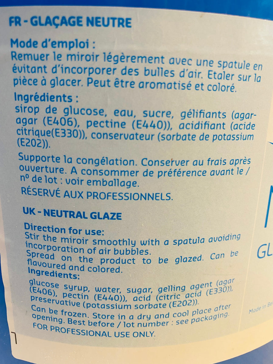 Neutral Glaze - 500gm – A Little Sweet